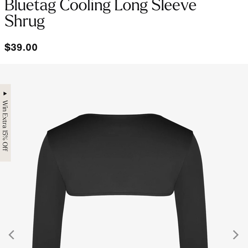 Popilush Bluetag Women's Black Long Sleeve Shrug - one size fits all